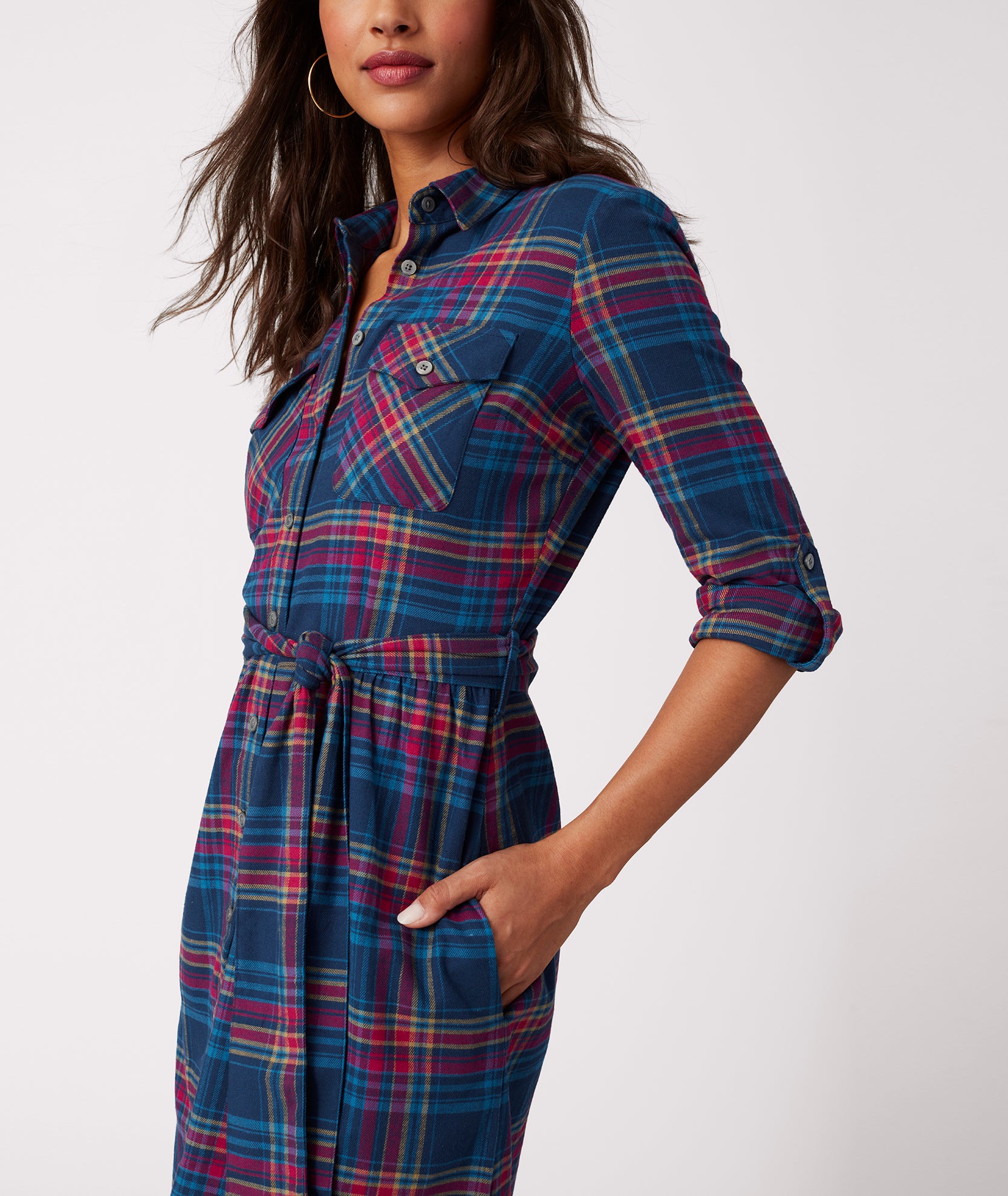 Cotton Midi Joni Shirtdress