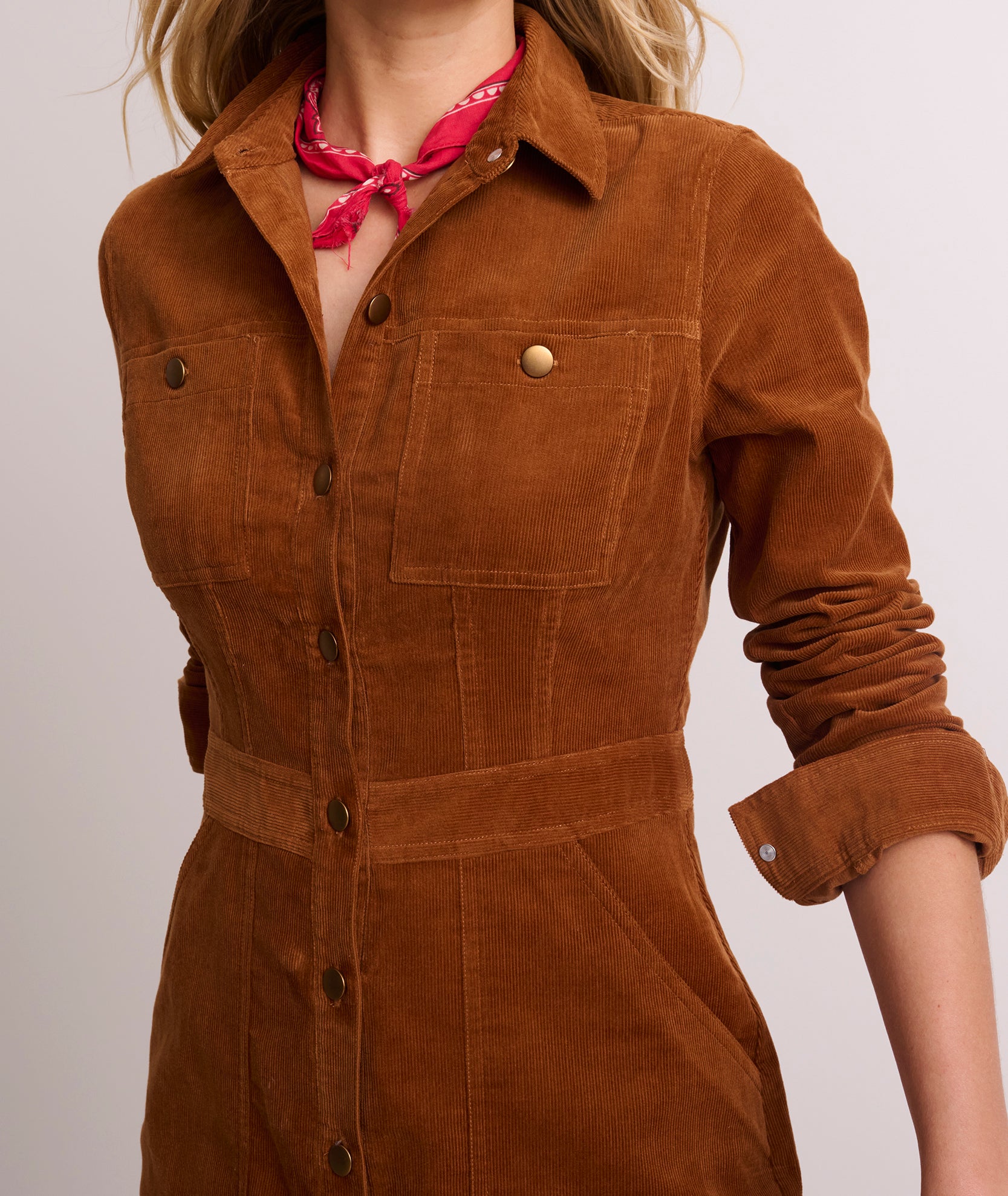 Corduroy Cora Shirt Dress